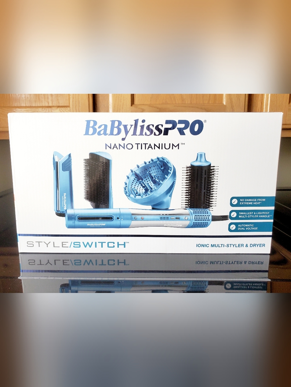 BabylissPro Nano Titanium Style / Switch Ionic Multi-Styler & Dryer